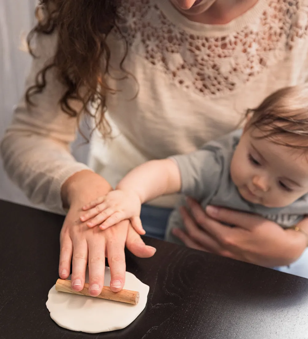 Tiny Love Kreasæt|Aftryksæt - Hånd/Fod - Dobbeltramme - Wood