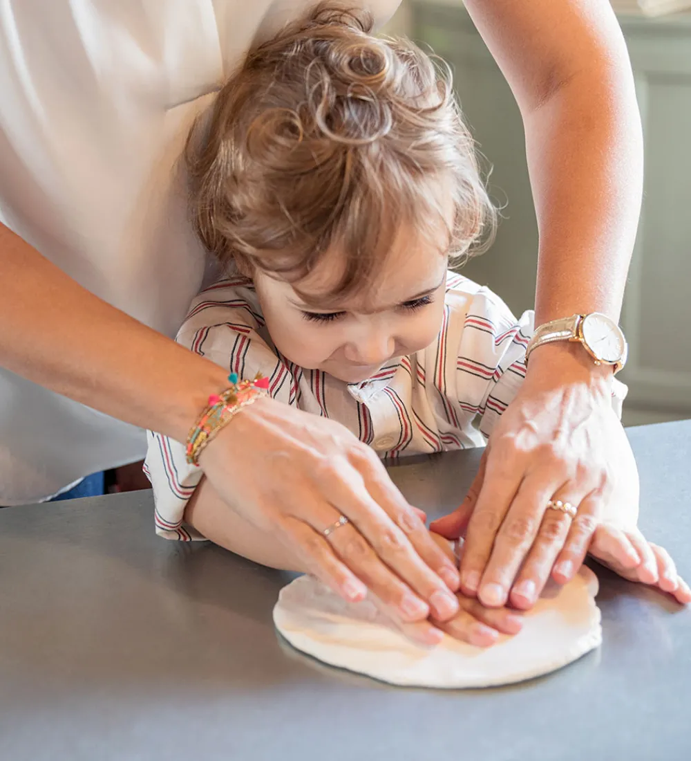 Tiny Love Kreasæt|Aftryksæt - Hånd/Fod - Dobbeltramme - Wood