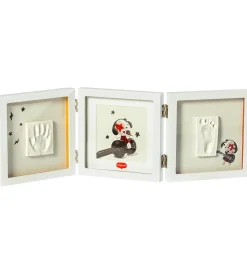 Tiny Love Kreasæt|Aftryksæt - Hånd/Fod - Dobbeltramme - Hvid