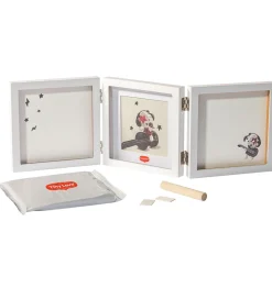 Tiny Love Kreasæt|Aftryksæt - Hånd/Fod - Dobbeltramme - Hvid