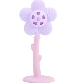 Tiny Tot Gribelegetøj|Bideringe>Bidering - Flower - Lille/Pink