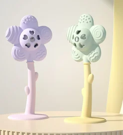 Tiny Tot Gribelegetøj|Bideringe>Bidering - Flower - Lille/Pink