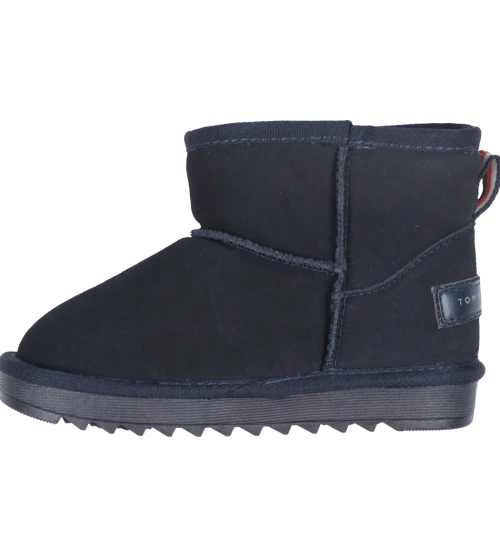 Tommy Hilfiger Bamsestøvler|Bamsestøvler - Fur Boot - Blå