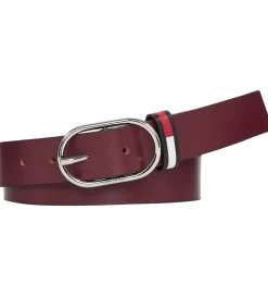 Børn Tommy Hilfiger Bælter|Bælte - Oval - Burgundy