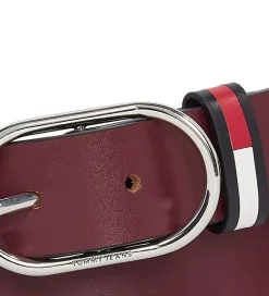 Børn Tommy Hilfiger Bælter|Bælte - Oval - Burgundy