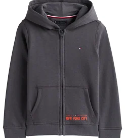 Børn Tommy Hilfiger Cardigans|Cardigan - sweat - Washed Black/Grey