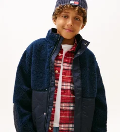 Børn Tommy Hilfiger Fleece|Fleecejakke - Teddy - Dark Night Blue