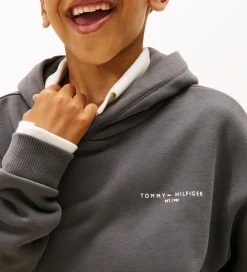 Børn Tommy Hilfiger Hættetrøjer|Hættetrøje - Washed Black