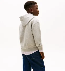 Børn Tommy Hilfiger Hættetrøjer|Hættetrøje - Mid Grey/Heather Grey