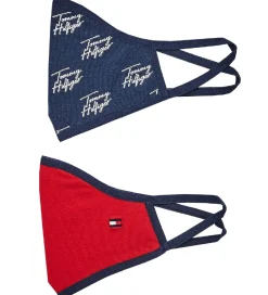 Tommy Hilfiger Mundbind>Mundbind - 2-pak - Navy/Rød