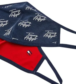 Tommy Hilfiger Mundbind>Mundbind - 2-pak - Navy/Rød