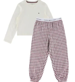 Børn Tommy Hilfiger Nattøj|Nattøj - Ivory Silk/Mini Plaie Ivory