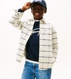 Børn Tommy Hilfiger Skjorter|Konfirmationstøj|Skjorte - Window Pane Check - Hvidternet