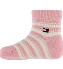 Børn Tommy Hilfiger Strømper|Strømper - 3-pak - Rosa/Hvid
