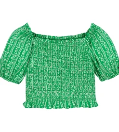 Børn Tommy Hilfiger Toppe>Top - Printed Smock - Radiant Green