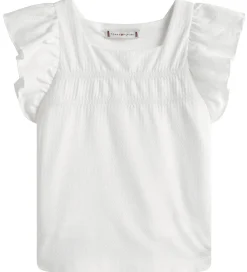 Børn Tommy Hilfiger Toppe|Top - Ruffle - Hvid