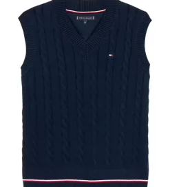 Børn Tommy Hilfiger Veste|Vest - Strik - Dark Night Navy