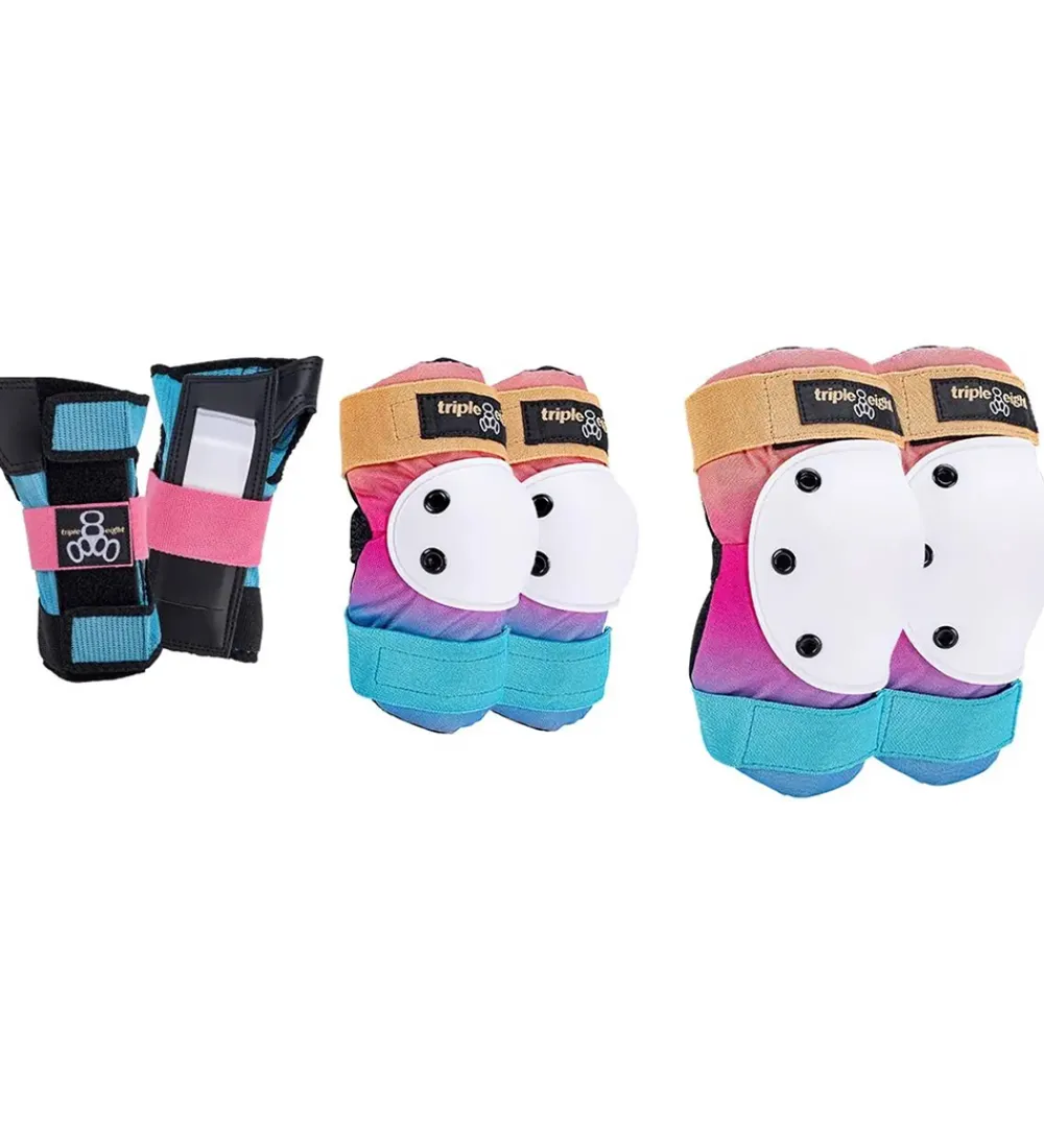 Triple Eight Beskyttelsesudstyr|Beskyttelsesudstyr|Beskyttelsessæt - 3-pak - Sunset