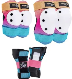 Triple Eight Beskyttelsesudstyr|Beskyttelsesudstyr|Beskyttelsessæt - 3-pak - Sunset