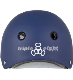 Triple Eight Skaterhjelme|Hjelm - Certified Sweatsaver - Navy Rubber