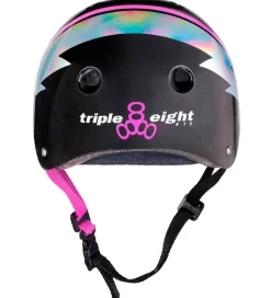 Triple Eight Skaterhjelme>Hjelm - Certified Sweatsaver - Black Hologram