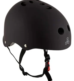 Triple Eight Skaterhjelme>Hjelm - Certified Sweatsaver - Black Rubber