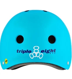 Triple Eight Skaterhjelme|Hjelm - Dual Certified MiPS - Hyper Blue Matte