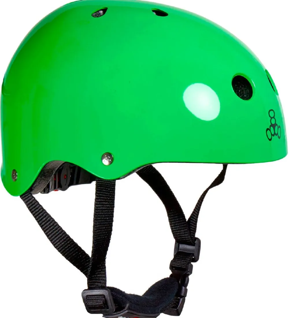 Triple Eight Skaterhjelme|Hjelm - Lil 8 - Green Glossy