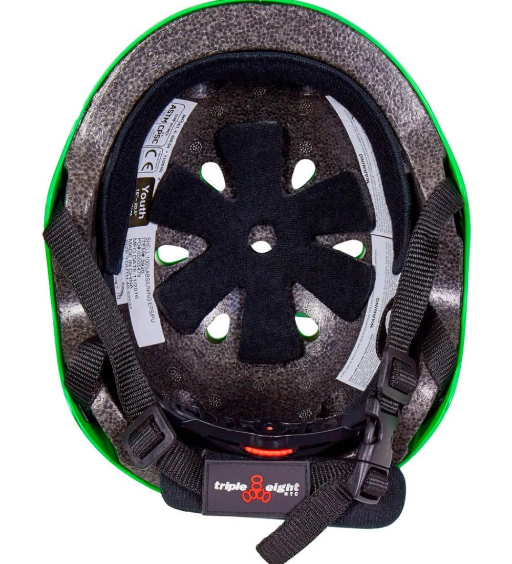 Triple Eight Skaterhjelme|Hjelm - Lil 8 - Green Glossy