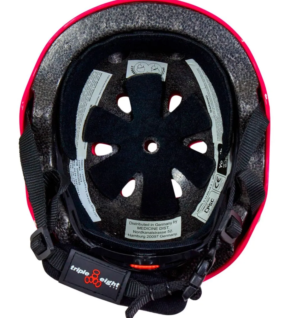 Triple Eight Skaterhjelme>Hjelm - Lil 8 Staab - Neon Pink Matte