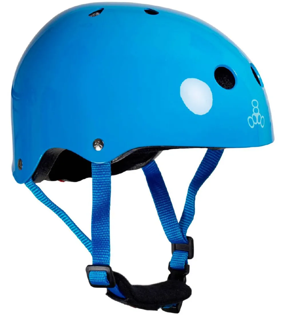 Triple Eight Skaterhjelme>Hjelm - Lil 8 - Blue Glossy