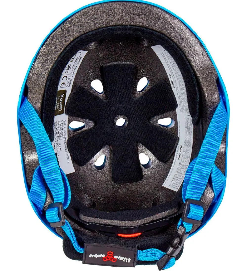 Triple Eight Skaterhjelme>Hjelm - Lil 8 - Blue Glossy