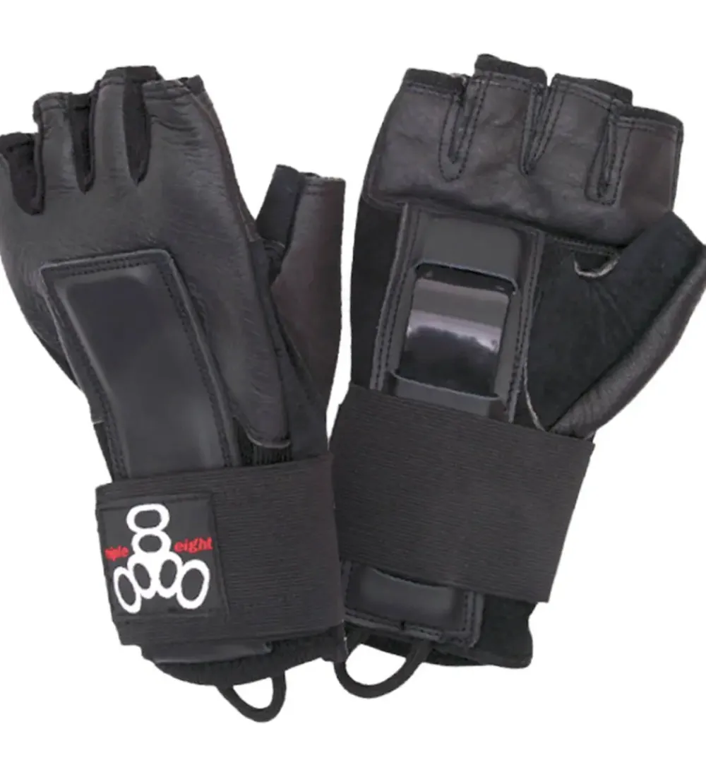 Triple Eight Beskyttelsesudstyr|Beskyttelsesudstyr>Håndledsbeskyttere - Hired Hands - Sort