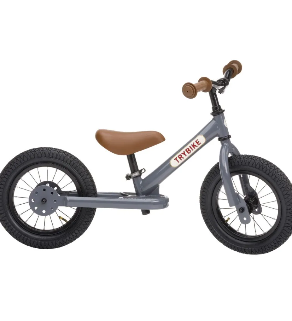 TryBike Løbecykler>Løbecykel - Steel - Grå