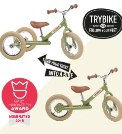 TryBike Løbecykler>Løbecykel - Steel - Grå