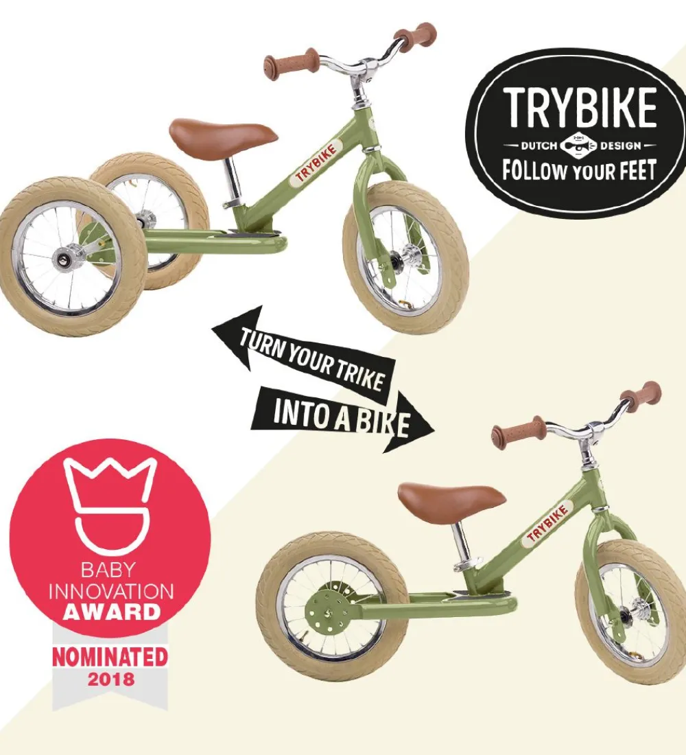 TryBike Løbecykler|Trike Kit - Vintage - Creme