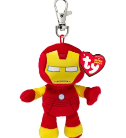 Ty Nøgleringe|Nøglering m. Bamse - Beanie Babies - 10 cm - Marvel Iron Man