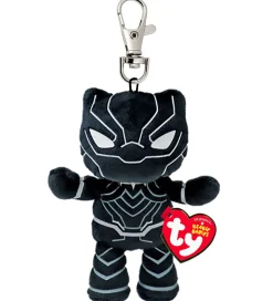 Ty Nøgleringe|Nøglering m. Bamse - Beanie Babies - 10 cm - Marvel Black Pan