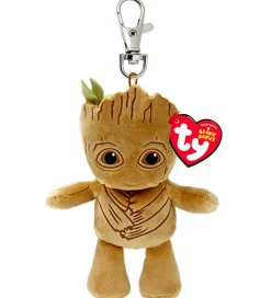 Ty Nøgleringe|Nøglering m. Bamse - Beanie Babies - 10 cm - Marvel Groot