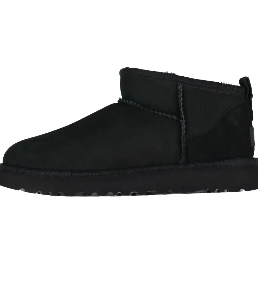 UGG Bamsestøvler>Bamsestøvler - Classic Ultra Mini - Sort