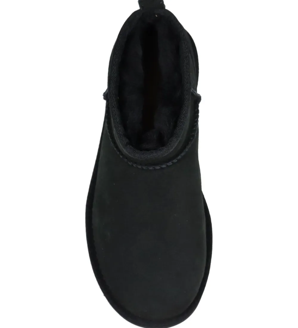 UGG Bamsestøvler>Bamsestøvler - Classic Ultra Mini - Sort