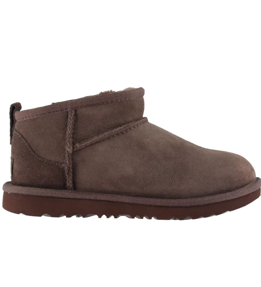 UGG Bamsestøvler|Bamsestøvler - Classic Ultra Mini - Burnt Cedar