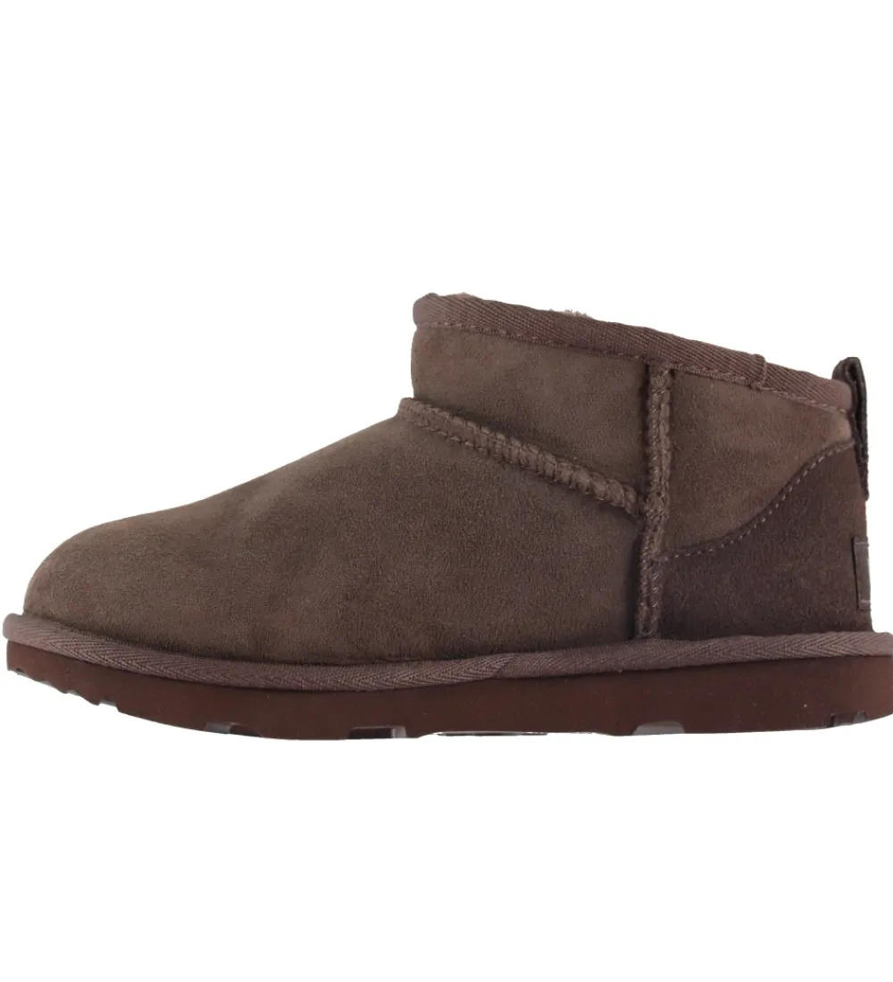 UGG Bamsestøvler|Bamsestøvler - Classic Ultra Mini - Burnt Cedar