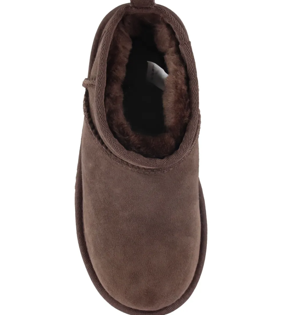 UGG Bamsestøvler|Bamsestøvler - Classic Ultra Mini - Burnt Cedar