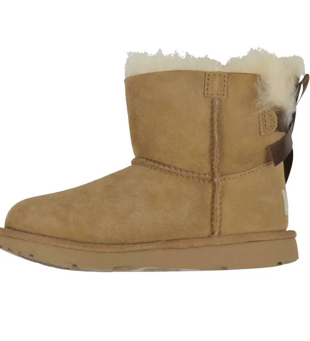 UGG Bamsestøvler>Bamsestøvler - K Mini Bailey Bow ll -Chestnut