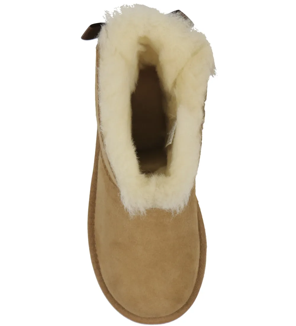 UGG Bamsestøvler>Bamsestøvler - K Mini Bailey Bow ll -Chestnut