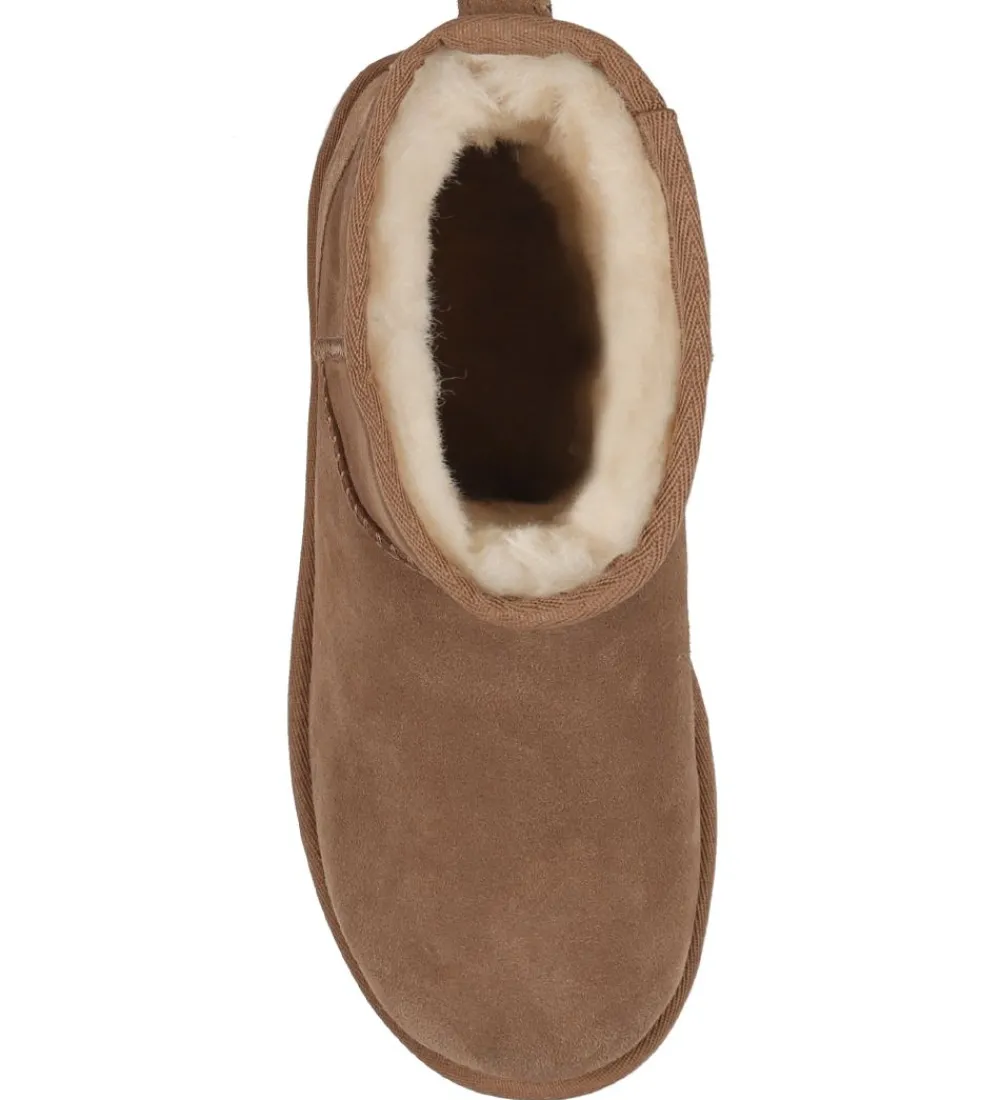 UGG Bamsestøvler>Bamsestøvler - W Classic Mini II - Chestnut