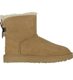 UGG Bamsestøvler|Bamsestøvler - W Mini Bailey Bow II - Chestnut