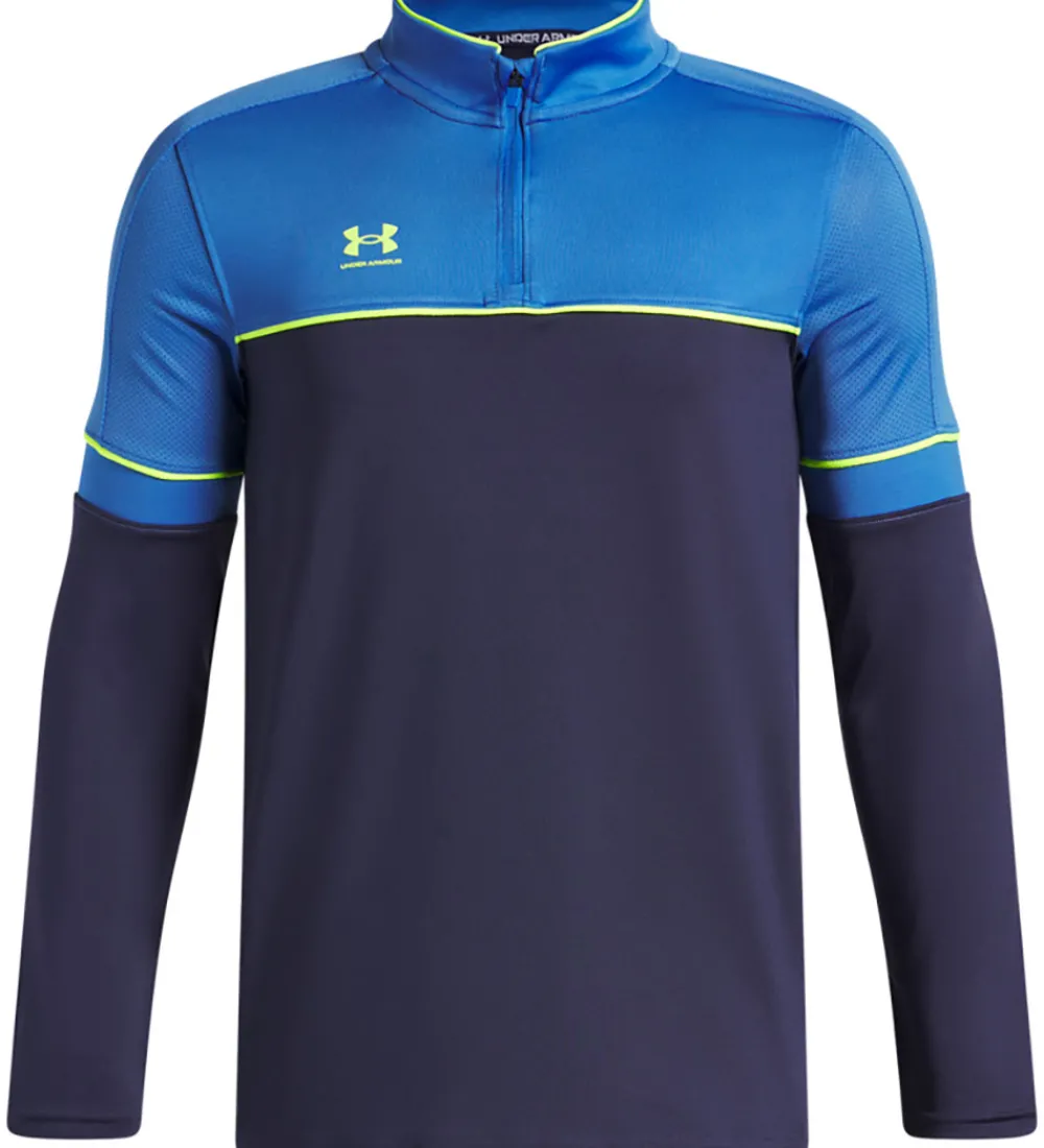 Under Armour Træning Og Gymnastik|Bluse m. Lynlås - Challenger - Blue Atlantis