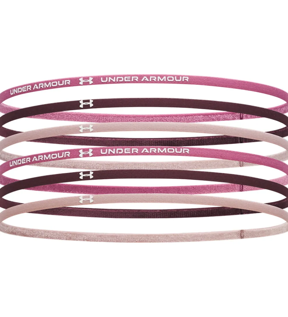 Under Armour Hårbånd|Hårbånd - 6-pak - Fuchsia Dusk